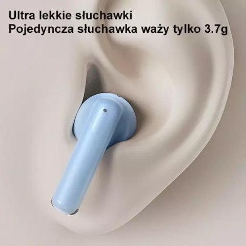 Usams Słuchawki Bluetooth 5.3 USAMS TWS US Series Dual mic bezprzewodowe niebieskie/blue BHUUS03 Usams Słuchawki Bluetooth 5.3 USAMS TWS US Series Dual mic bezprzewodowe niebieskie/blue BHUUS03