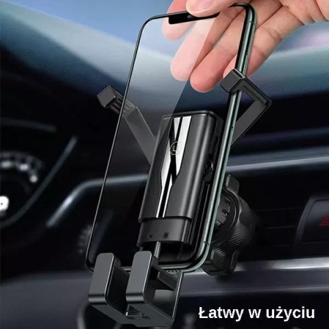 Usams USAMS Uchwyt do kratki wentylacyjnej Gravity czarny/black ZJ058ZJ01 (US-ZJ058) Usams USAMS Uchwyt do kratki wentylacyjnej Gravity czarny/black ZJ058ZJ01 (US-ZJ058)