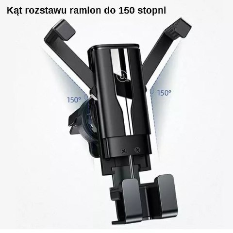 Usams USAMS Uchwyt do kratki wentylacyjnej Gravity czarny/black ZJ058ZJ01 (US-ZJ058) Usams USAMS Uchwyt do kratki wentylacyjnej Gravity czarny/black ZJ058ZJ01 (US-ZJ058)