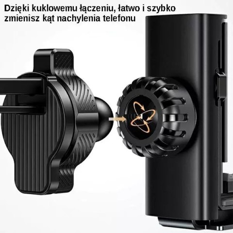 Usams USAMS Uchwyt do kratki wentylacyjnej Gravity czarny/black ZJ058ZJ01 (US-ZJ058) Usams USAMS Uchwyt do kratki wentylacyjnej Gravity czarny/black ZJ058ZJ01 (US-ZJ058)