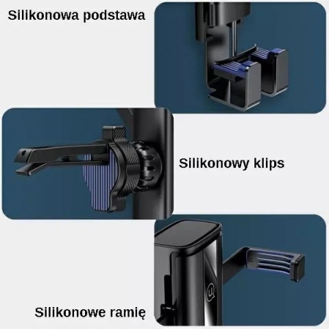 Usams USAMS Uchwyt do kratki wentylacyjnej Gravity czarny/black ZJ058ZJ01 (US-ZJ058) Usams USAMS Uchwyt do kratki wentylacyjnej Gravity czarny/black ZJ058ZJ01 (US-ZJ058)