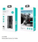 Usams USAMS Uchwyt do kratki wentylacyjnej Gravity czarny/black ZJ058ZJ01 (US-ZJ058)