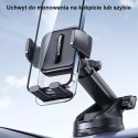 Usams USAMS Uchwyt na kokpit/do szyby czarny/black ZJ072ZJ01 (US-ZJ072)