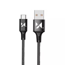 Wozinsky Wozinsky kabel USB - USB Typ C 2,4A 2m czarny(WUC-C2B)