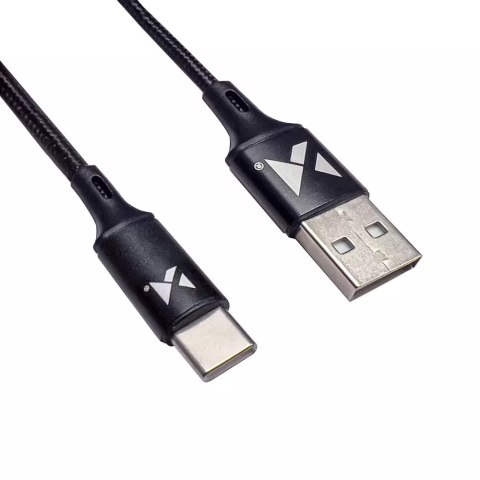 Wozinsky Wozinsky kabel USB - USB Typ C 2,4A 2m czarny(WUC-C2B) Wozinsky Wozinsky kabel USB - USB Typ C 2,4A 2m czarny(WUC-C2B)