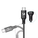 Wozinsky Wozinsky kabel USB - USB Typ C 2,4A 2m czarny(WUC-C2B)