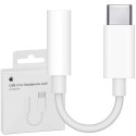 Apple Adapter przejściówka Apple MU7E2ZM/A blister USB-C na jack 3,5mm gniazdo słuchawkowe biały