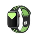 Apple Pasek Apple Watch MXQW2FE/A 38/40/41mm Nike Sport Brand czarno-limonkowy/black-lime blast