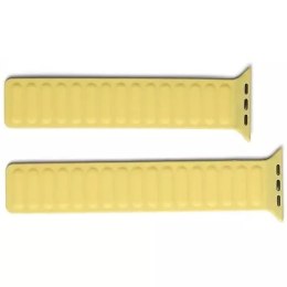 Beline Beline pasek Apple Watch Magnetic 38/40/41mm żółty /yellow