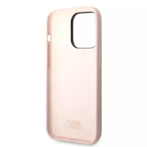 Karl Lagerfeld Etui Karl Lagerfeld KLHCP14XSNCHBCP do iPhone 14 Pro Max 6,7" hardcase Silicone Choupette różowy/pink Karl Lagerfeld Etui Karl Lagerfeld KLHCP14XSNCHBCP do iPhone 14 Pro Max 6,7" hardcase Silicone Choupette różowy/pink
