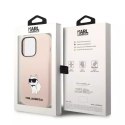 Karl Lagerfeld Etui Karl Lagerfeld KLHCP14XSNCHBCP do iPhone 14 Pro Max 6,7" hardcase Silicone Choupette różowy/pink