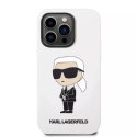 Karl Lagerfeld Etui Karl Lagerfeld KLHCP14XSNIKBCH do iPhone 14 Pro Max 6,7" hardcase Silicone Ikonik biały/white