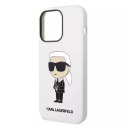 Karl Lagerfeld Etui Karl Lagerfeld KLHCP14XSNIKBCH do iPhone 14 Pro Max 6,7" hardcase Silicone Ikonik biały/white