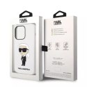 Karl Lagerfeld Etui Karl Lagerfeld KLHCP14XSNIKBCH do iPhone 14 Pro Max 6,7" hardcase Silicone Ikonik biały/white