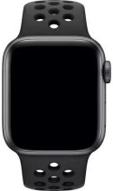 Nike Pasek Apple Watch MX8C2FE/A 38/40/41mm Nike Sport Brand antracytowo-czarny/anthracite-black