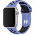 Nike Pasek Apple Watch MWU62FE/A 38/40/41mm Nike Sport Brand fioletowo-czarny/royal pulse-black