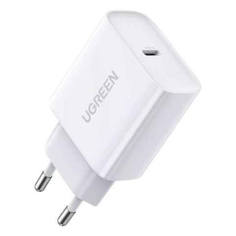 UGreen Ładowarka sieciowa UGREEN USB Power Delivery 3.0 Quick Charge 4.0+ 20W 3A biały (60450) UGreen Ładowarka sieciowa UGREEN USB Power Delivery 3.0 Quick Charge 4.0+ 20W 3A biały (60450)
