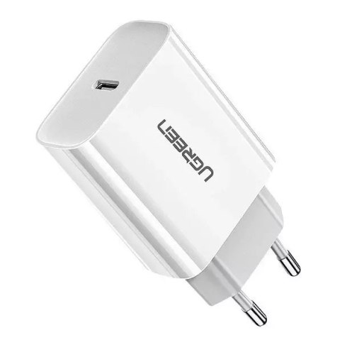 UGreen Ładowarka sieciowa UGREEN USB Power Delivery 3.0 Quick Charge 4.0+ 20W 3A biały (60450) UGreen Ładowarka sieciowa UGREEN USB Power Delivery 3.0 Quick Charge 4.0+ 20W 3A biały (60450)