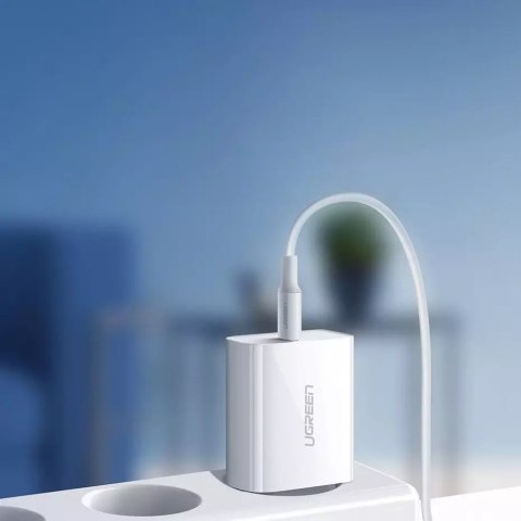 UGreen Ładowarka sieciowa UGREEN USB Power Delivery 3.0 Quick Charge 4.0+ 20W 3A biały (60450) UGreen Ładowarka sieciowa UGREEN USB Power Delivery 3.0 Quick Charge 4.0+ 20W 3A biały (60450)