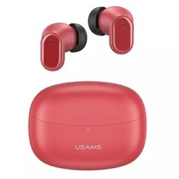 Usams Słuchawki Bluetooth 5.1 USAMS TWS BH series bezprzewodowe czerwony/red BHUBH03