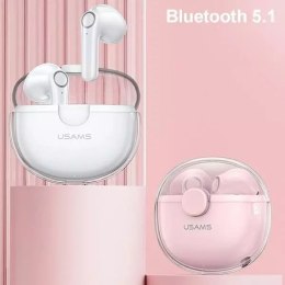 Usams Słuchawki Bluetooth 5.1 USAMS TWS BU series bezprzewodowe fioletowy/purple BHUBU02
