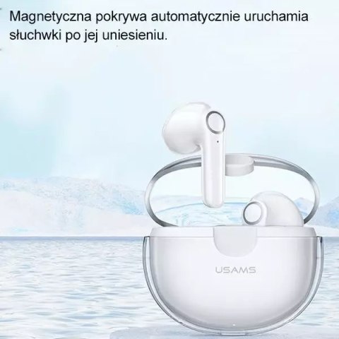 Usams Słuchawki Bluetooth 5.1 USAMS TWS BU series bezprzewodowe fioletowy/purple BHUBU02 Usams Słuchawki Bluetooth 5.1 USAMS TWS BU series bezprzewodowe fioletowy/purple BHUBU02