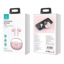 Usams Słuchawki Bluetooth 5.1 USAMS TWS BU series bezprzewodowe różowy/pink BHUBU04