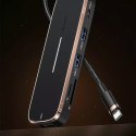 Usams USAMS Adapter HUB 2xUSB + USB-C + HDMI + Micro SD+SD czarny/black SJ575HUB01 (US-SJ575)