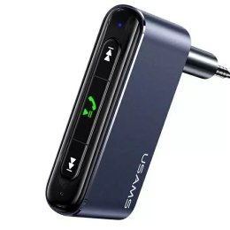 Usams USAMS Adapter audio Bluetooth 5.0 - jack 3.5mm szary/grey SJ519JSQ01 (US-SJ519)