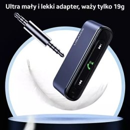 Usams USAMS Adapter audio Bluetooth 5.0 - jack 3.5mm szary/grey SJ519JSQ01 (US-SJ519)