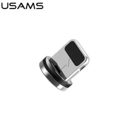 Usams USAMS Adapter magnetyczny Lightning bulk srebrny/silver SJ157USBTA (US-SJ157)