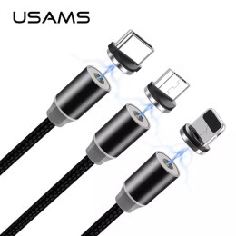 Usams USAMS Adapter magnetyczny Lightning bulk srebrny/silver SJ157USBTA (US-SJ157)