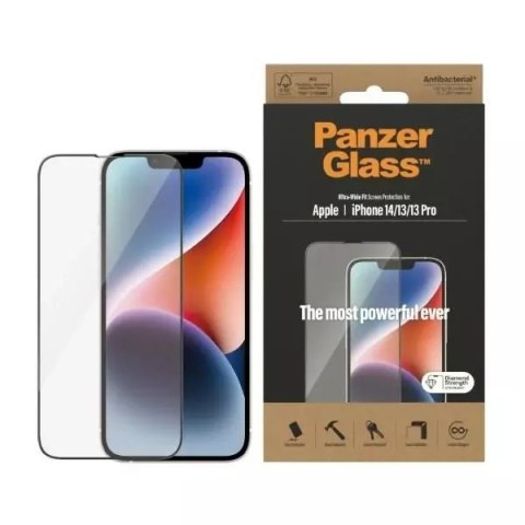 PanzerGlass Szkło PanzerGlass Ultra-Wide Fit do iPhone 14 / 13 Pro / 13 / 16e 6,1" Screen Protection Antibacterial 2771 PanzerGlass Szkło PanzerGlass Ultra-Wide Fit do iPhone 14 / 13 Pro / 13 / 16e 6,1" Screen Protection Antibacterial 2771