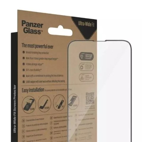 PanzerGlass Szkło PanzerGlass Ultra-Wide Fit do iPhone 14 Plus / 13 Pro Max 6,7" Screen Protection Antibacterial 2773 PanzerGlass Szkło PanzerGlass Ultra-Wide Fit do iPhone 14 Plus / 13 Pro Max 6,7" Screen Protection Antibacterial 2773