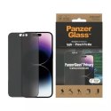 PanzerGlass Szkło PanzerGlass Ultra-Wide Fit do iPhone 14 Pro Max 6,7" Privacy Screen Protection Antibacterial P2774