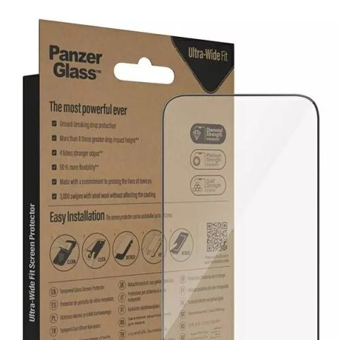 PanzerGlass Szkło PanzerGlass Ultra-Wide Fit do iPhone 14 Pro Max 6,7" Screen Protection Antibacterial Easy Aligner Included 2786 PanzerGlass Szkło PanzerGlass Ultra-Wide Fit do iPhone 14 Pro Max 6,7" Screen Protection Antibacterial Easy Aligner Included 2786