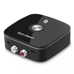 UGreen Adapter UGREEN odbiornik Bluetooth 5.1 aptX 2RCA / 3,5 mm mini jack czarny (40759)