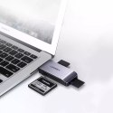 UGreen Czytnik kart UGREEN SD / micro SD / CF / MS na USB 3.0 szary (50541)