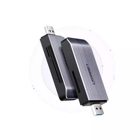 UGreen Czytnik kart UGREEN SD / micro SD / CF / MS na USB 3.0 szary (50541) UGreen Czytnik kart UGREEN SD / micro SD / CF / MS na USB 3.0 szary (50541)