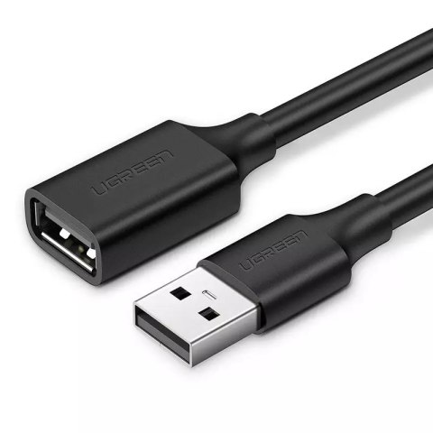 UGreen Kabel UGREEN przewód przejściówka USB (żeński) - USB (męski) 2m czarny (10316) UGreen Kabel UGREEN przewód przejściówka USB (żeński) - USB (męski) 2m czarny (10316)
