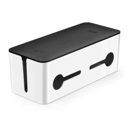UGreen Organizer do kabli UGREEN pudełko pojemnik na listwy L 42,5x17,5x15,5cm czarno-biały (LP110)