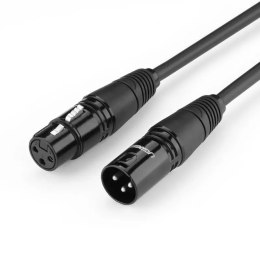 UGreen Przedłużacz UGREEN kabel audio przewód mikrofonowy do mikrofonu XLR (żeński) - XLR (męski) 2 m (AV130)