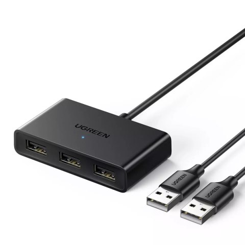 UGreen Ugreen przełącznik adapter switch box USB 2 wejścia - 3 wyjścia czarny (CM409) UGreen Ugreen przełącznik adapter switch box USB 2 wejścia - 3 wyjścia czarny (CM409)
