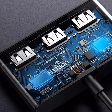 UGreen Ugreen przełącznik adapter switch box USB 2 wejścia - 3 wyjścia czarny (CM409) UGreen Ugreen przełącznik adapter switch box USB 2 wejścia - 3 wyjścia czarny (CM409)