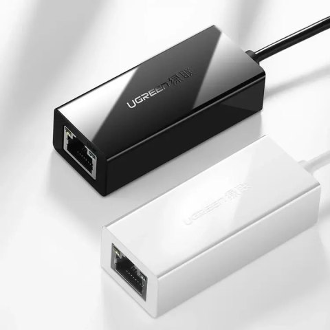 UGreen Zewnęrza karta sieciowa UGREEN RJ45 - USB 2.0 100 Mbps Ethernet czarny (CR110 20254) UGreen Zewnęrza karta sieciowa UGREEN RJ45 - USB 2.0 100 Mbps Ethernet czarny (CR110 20254)