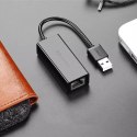 UGreen Zewnęrza karta sieciowa UGREEN RJ45 - USB 2.0 100 Mbps Ethernet czarny (CR110 20254)