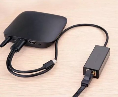 UGreen Zewnęrza karta sieciowa UGREEN RJ45 - USB 2.0 100 Mbps Ethernet czarny (CR110 20254) UGreen Zewnęrza karta sieciowa UGREEN RJ45 - USB 2.0 100 Mbps Ethernet czarny (CR110 20254)