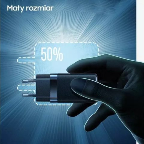 Usams USAMS Ład. siec. T41 USB-C+USB GaN 47W PD+QC (only head) Fast Charging biały/white CC137TC02 (US-CC137) Usams USAMS Ład. siec. T41 USB-C+USB GaN 47W PD+QC (only head) Fast Charging biały/white CC137TC02 (US-CC137)