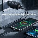 Usams USAMS Ład. siec. T41 USB-C+USB GaN 47W PD+QC (only head) Fast Charging biały/white CC137TC02 (US-CC137)