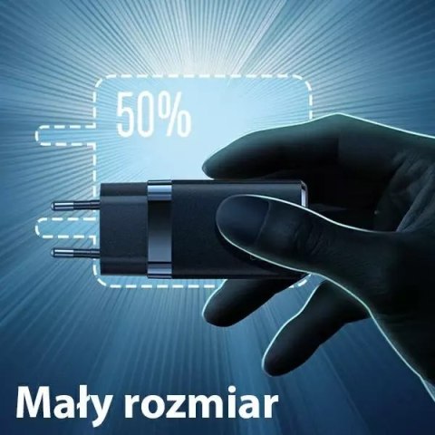 Usams USAMS Ład. siec. T41 USB-C+USB GaN 47W PD+QC (only head) Fast Charging czarny/black CC137TC01 (US-CC137) Usams USAMS Ład. siec. T41 USB-C+USB GaN 47W PD+QC (only head) Fast Charging czarny/black CC137TC01 (US-CC137)